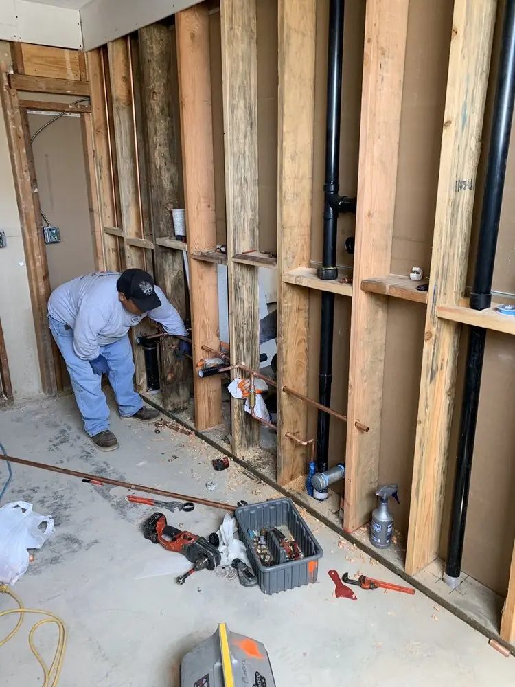 Commercial rough-in plumbing for Water Heater Replacement in Conshohocken